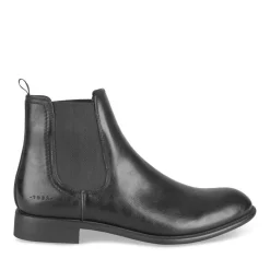 Bottines Chelsea NOIR Homme Motif Uni A Enfiler