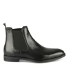 Bottines Chelsea NOIR Homme CUIR Motif Uni A Enfiler