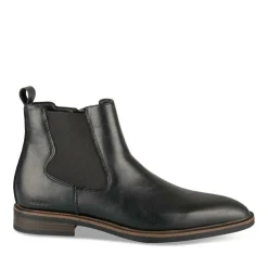 Bottines Chelsea NOIR Homme Motif Uni A Enfiler