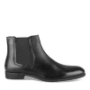 Bottines Chelsea NOIR Homme CUIR Motif Uni Elastique
