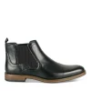 Bottines Chelsea NOIR Homme Motif Uni A Enfiler