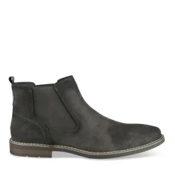 Bottines Chelsea NOIR Homme Motif Uni A Enfiler