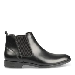 Bottines Chelsea NOIR Homme Motif Uni A Enfiler