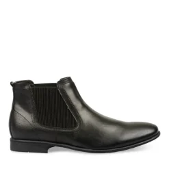Bottines Chelsea NOIR Homme Elastique