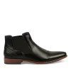 Bottines Chelsea NOIR Homme Motif Uni Elastique