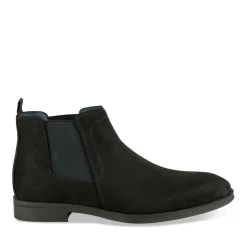 Bottines Chelsea NOIR Homme Motif Uni A Enfiler