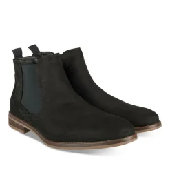 Bottines Chelsea NOIR Homme Motif Uni A Enfiler