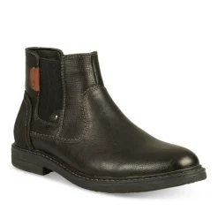 Bottines Chelsea NOIR Homme Elastique