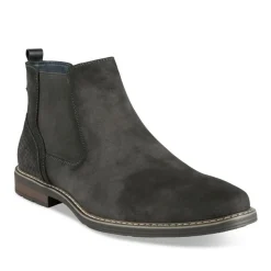 Bottines Chelsea NOIR Homme Motif Uni A Enfiler