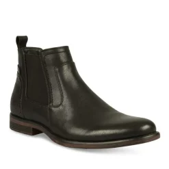 Bottines Chelsea NOIR Homme Elastique