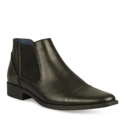 Bottines Chelsea NOIR Homme Elastique
