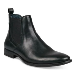 Bottines Chelsea NOIR Homme Elastique