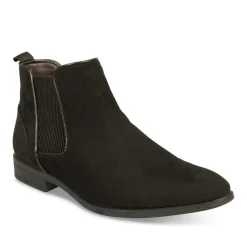 Bottines Chelsea NOIR Homme Elastique