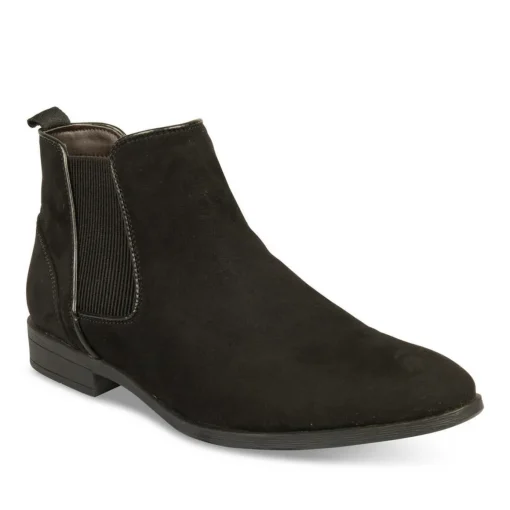 Bottines Chelsea NOIR Homme Elastique