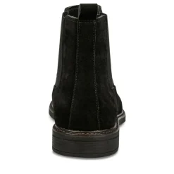 Bottines Chelsea NOIR Homme CUIR Motif Uni A Enfiler