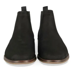 Bottines Chelsea NOIR Homme Motif Uni A Enfiler