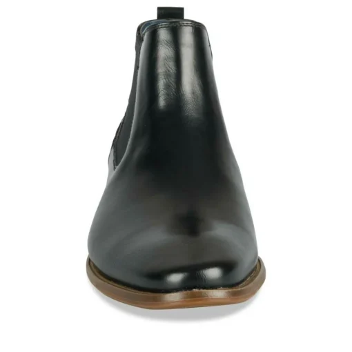 Bottines Chelsea NOIR Homme Motif Uni A Enfiler