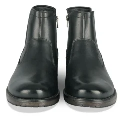 Bottines Chelsea NOIR Homme Motif Uni A Enfiler