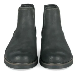 Bottines Chelsea NOIR Homme Motif Uni A Enfiler