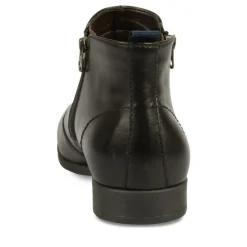 Bottines Chelsea NOIR Homme CUIR Fermeture éclair