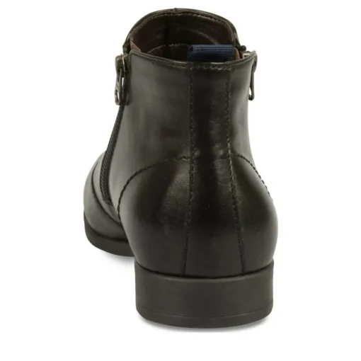 Bottines Chelsea NOIR Homme CUIR Fermeture éclair