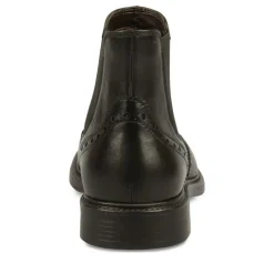 Bottines Chelsea NOIR Homme CUIR Elastique