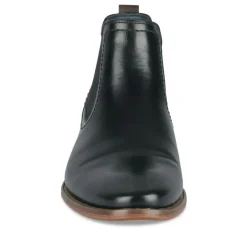 Bottines Chelsea NOIR Homme Motif Uni A Enfiler
