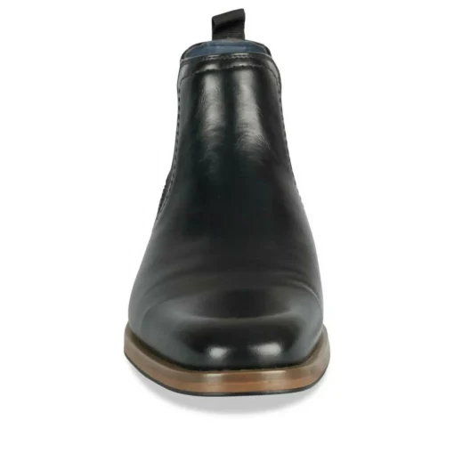 Bottines Chelsea NOIR Homme Motif Uni A Enfiler