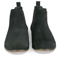 Bottines Chelsea NOIR Homme CUIR Motif Uni A Enfiler