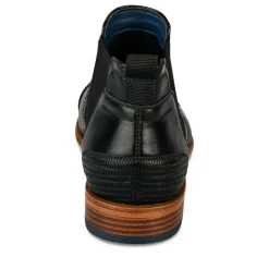 Bottines Chelsea NOIR Homme Motif Uni Elastique