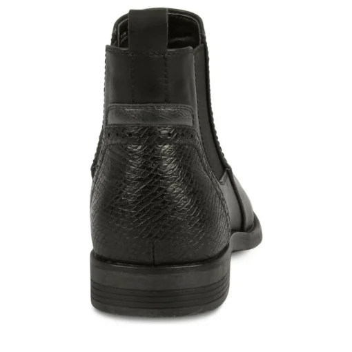 Bottines Chelsea NOIR Homme Elastique