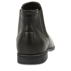Bottines Chelsea NOIR Homme Elastique