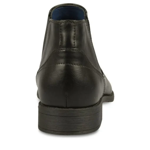 Bottines Chelsea NOIR Homme Elastique