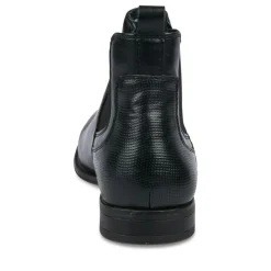Bottines Chelsea NOIR Homme Elastique