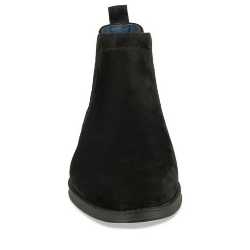 Bottines Chelsea NOIR Homme Motif Uni A Enfiler