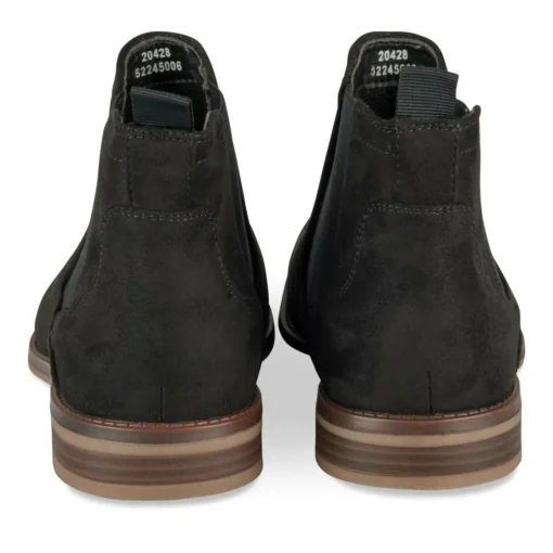 Bottines Chelsea NOIR Homme Motif Uni A Enfiler