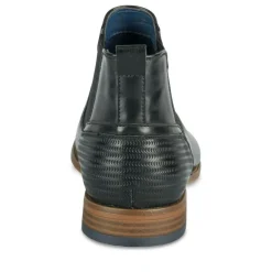 Bottines Chelsea NOIR Homme Motif Uni A Enfiler