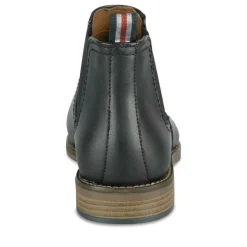 Bottines Chelsea NOIR Homme Motif Uni A Enfiler