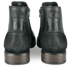 Bottines Chelsea NOIR Homme Motif Uni A Enfiler