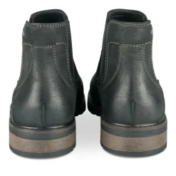 Bottines Chelsea NOIR Homme Motif Uni A Enfiler