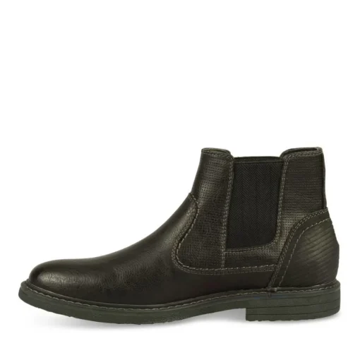 Bottines Chelsea NOIR Homme Elastique