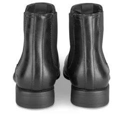 Bottines Chelsea NOIR Homme Motif Uni A Enfiler