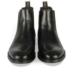 Bottines Chelsea NOIR Homme CUIR Motif Uni A Enfiler