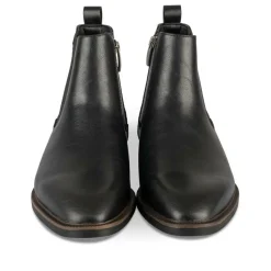 Bottines Chelsea NOIR Homme Motif Uni A Enfiler