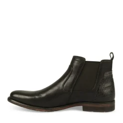 Bottines Chelsea NOIR Homme Elastique