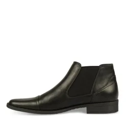 Bottines Chelsea NOIR Homme Elastique