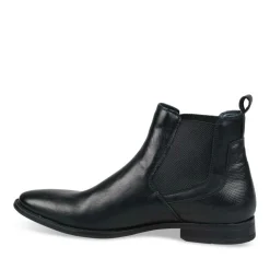 Bottines Chelsea NOIR Homme Elastique