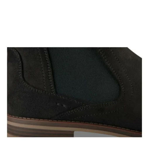 Bottines Chelsea NOIR Homme Motif Uni A Enfiler