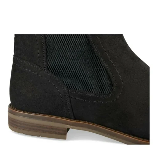 Bottines Chelsea NOIR Homme Motif Uni A Enfiler
