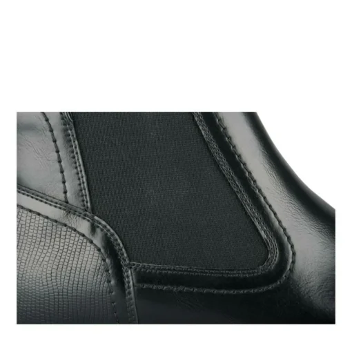 Bottines Chelsea NOIR Homme Motif Uni A Enfiler